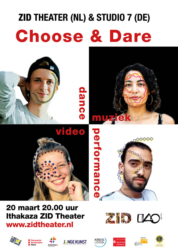 Choose & Dare – Een internationaal project, Locatie: ZID Theater, Aanmelden verplicht UITGESTELD