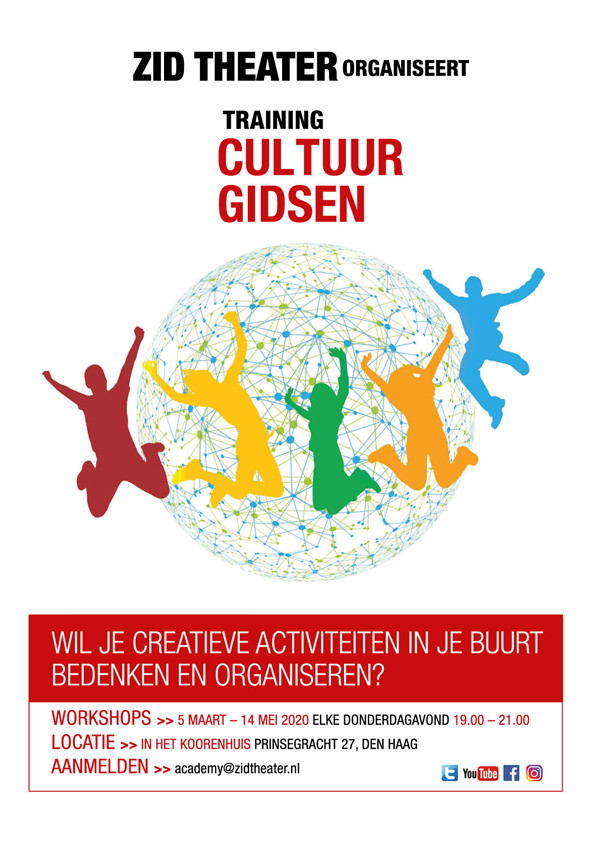 Training CultuurGidsen, Locatie: In het Koorenhuis Den Haag, Aanmelden verplicht DIGITAAL