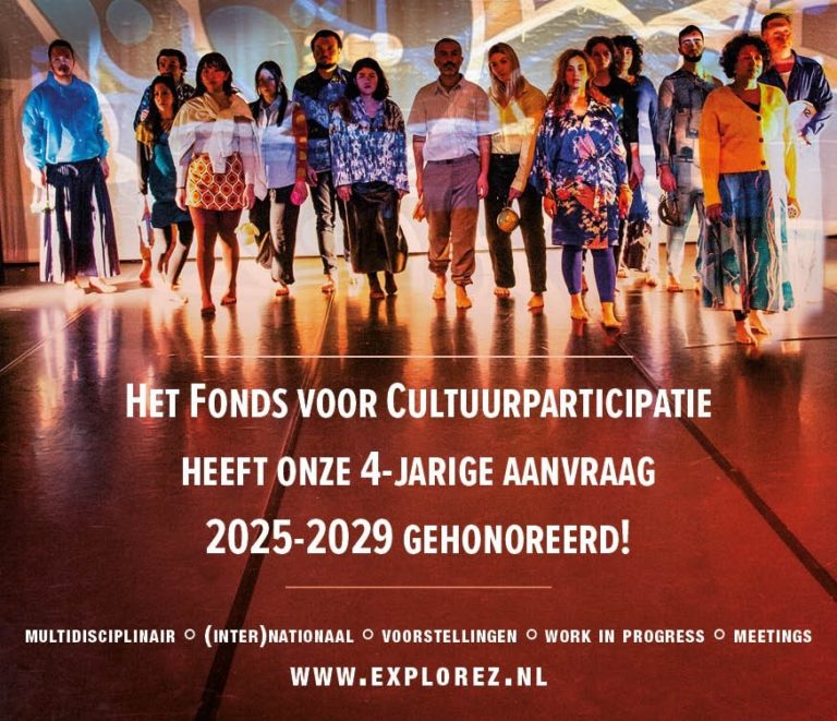 Het Fonds voor Cultuurparticipatie heeft onze 4-jarige aanvraag 2025 – 2028 gehonoreerd!
