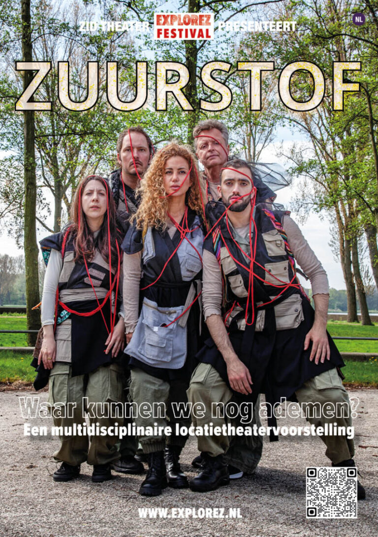 ZUURSTOF, de locatievoorstelling van ZID Theater, gaat in première op 16 mei om 19.00 uur bij het Van Eesterenmuseum in Amsterdam